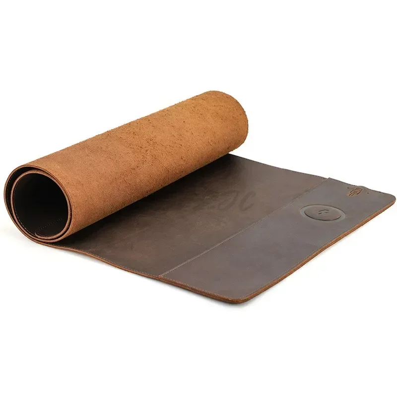 Leather Desk Pad - Tappetino per mouse vintage in pelle