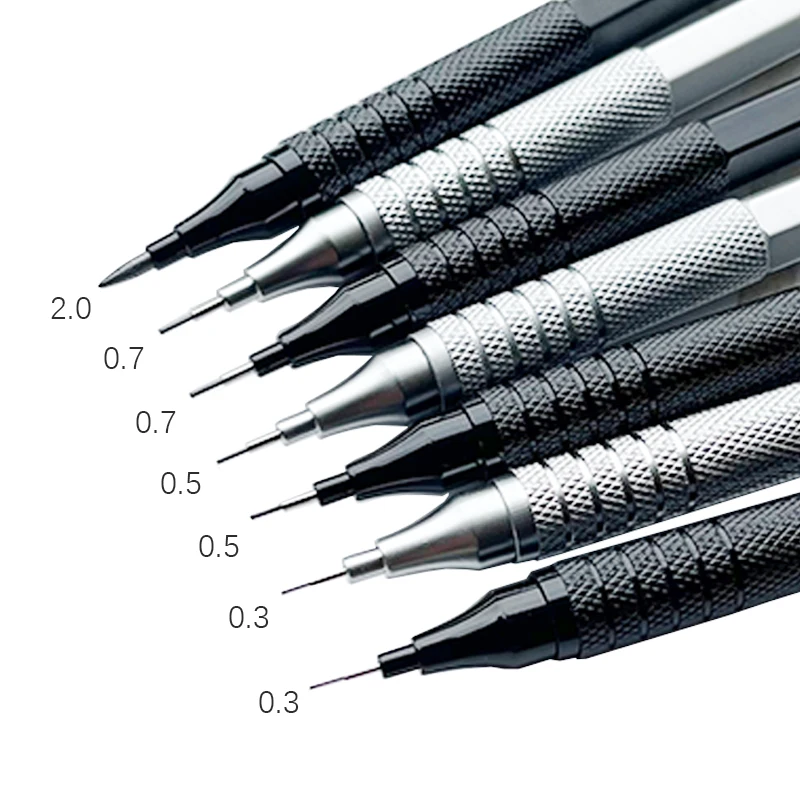 Mechanical Pencil 0.3 - 1Pc Matita Meccanica 0.3/0.5/0.7/2.0mm Basso Centro