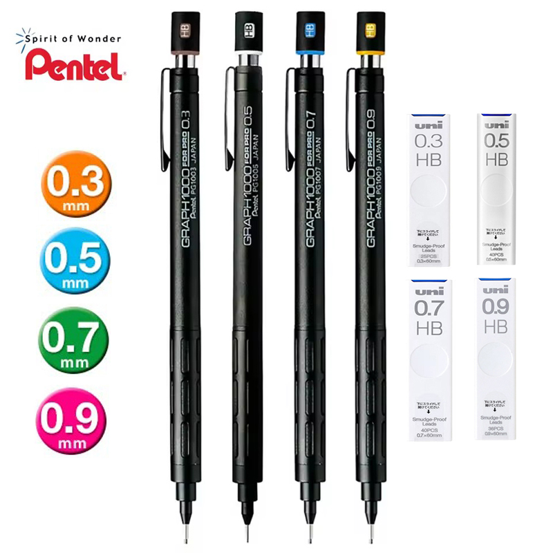 Mechanical Pencil 0.3 - Pentel PG1000 Graph For PRO Matita