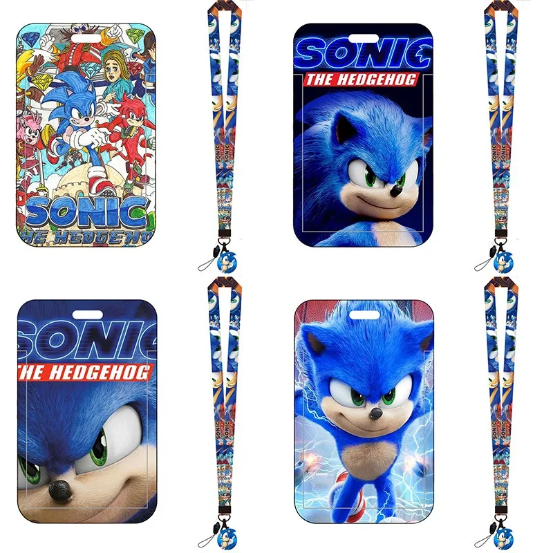 Index Card Holder - Porta Tessere Cartoon Sonic per Studenti,