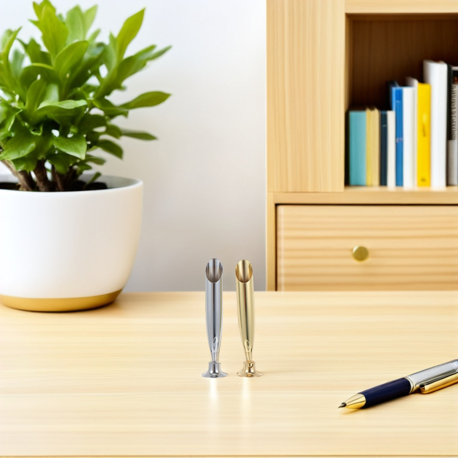 3 Pezzi Portapenne in Acciaio  - Pen Rest Single recensione e prezzo