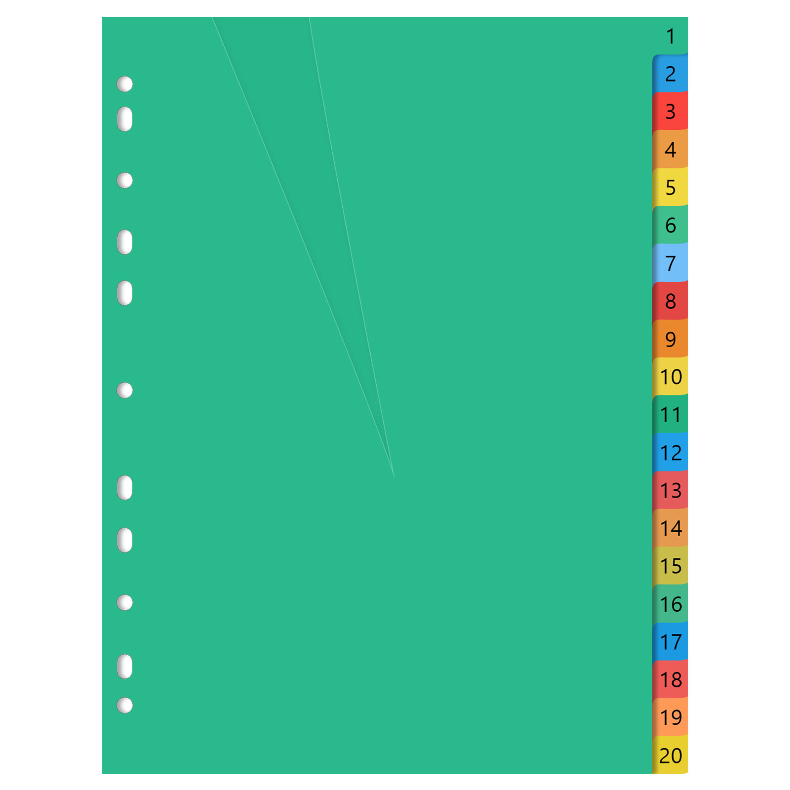 Divisori a linguetta in plasti - Tab Divider A4 recensione e prezzo