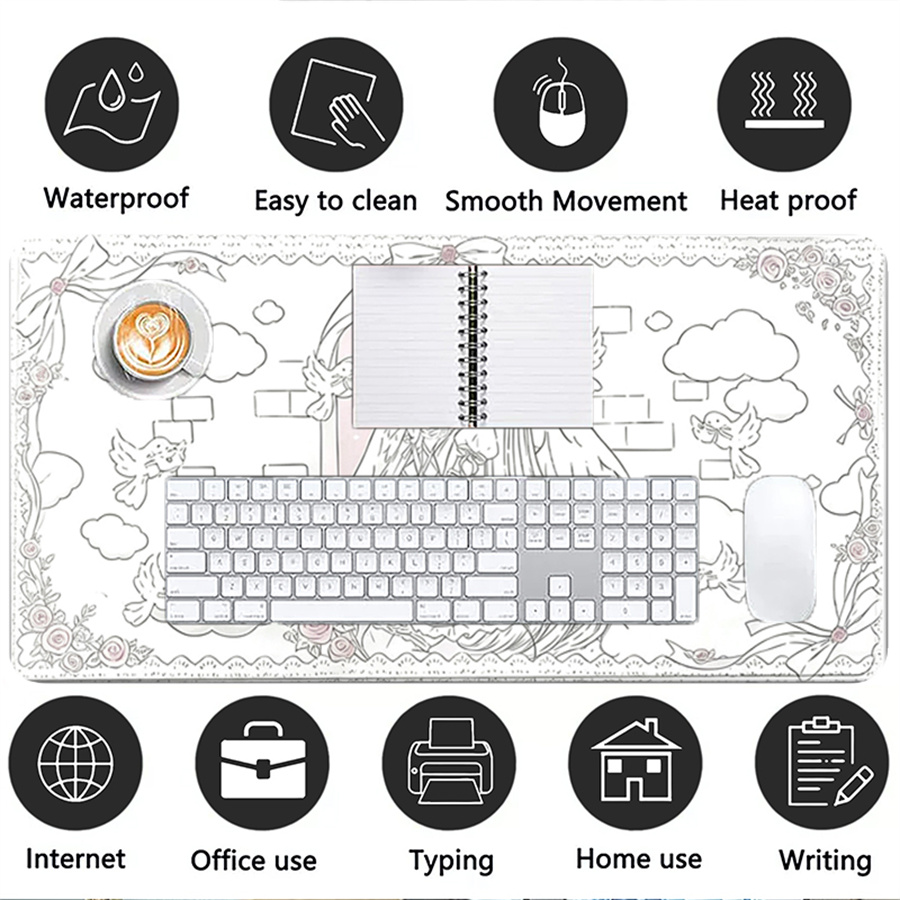 Tappetino per mouse in pelle,  - Leather Desk Pad recensione e prezzo