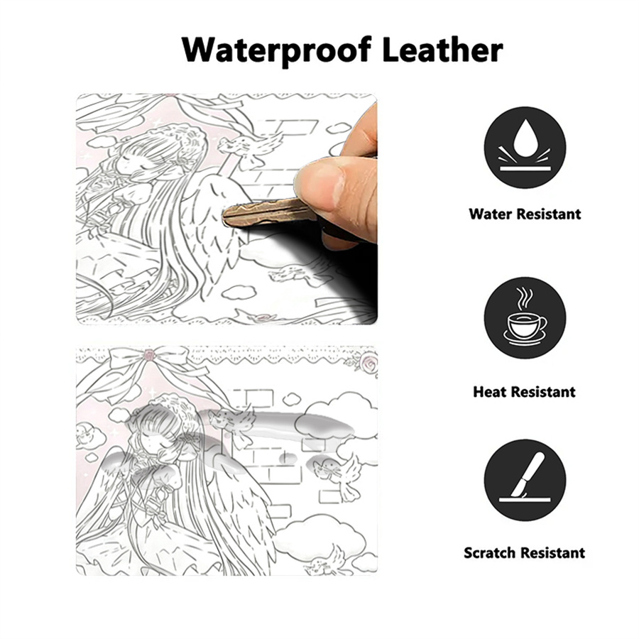 Tappetino per mouse in pelle,  - Leather Desk Pad recensione e prezzo