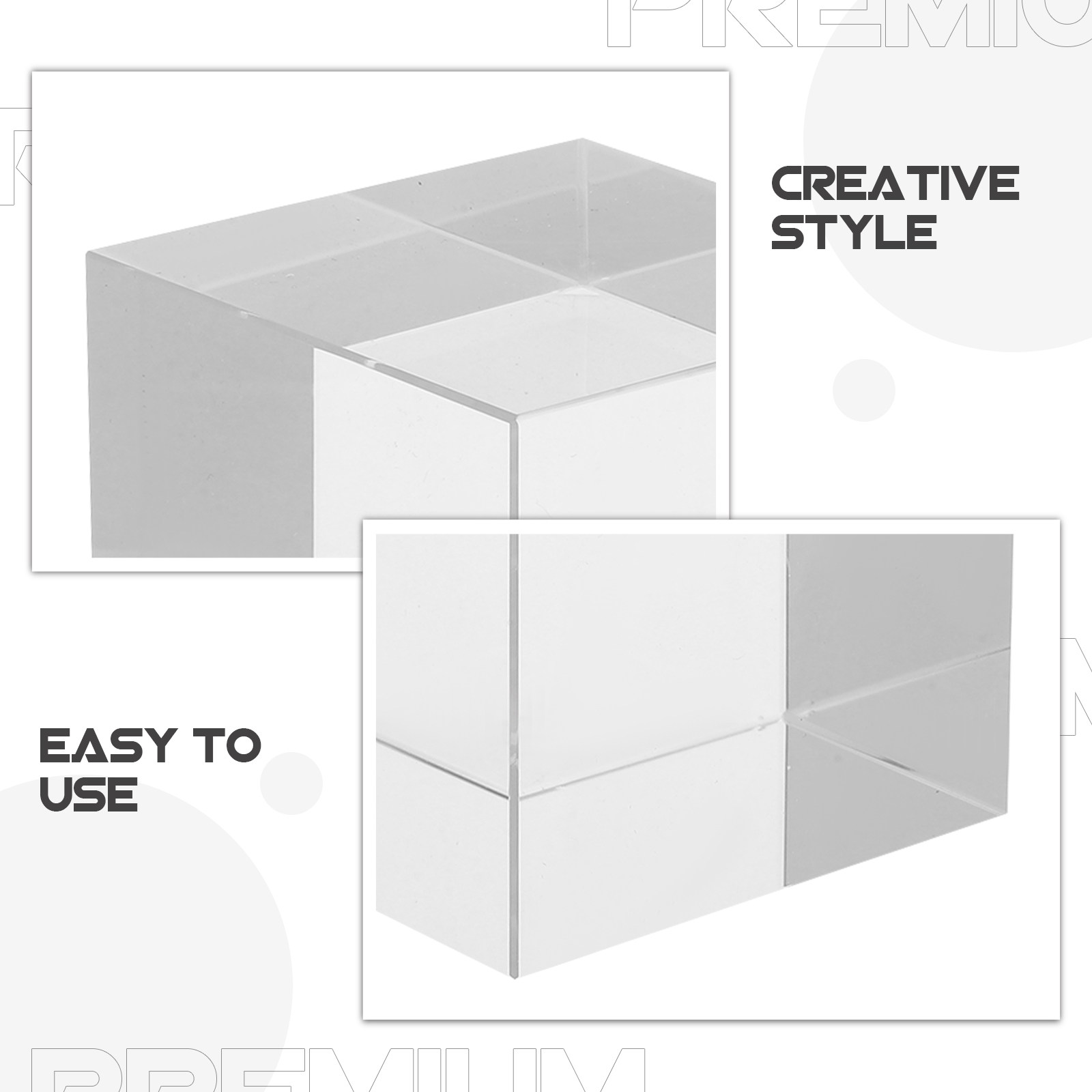Fermacarte Quadrato in Cristal - Book Weight Glass recensione e prezzo
